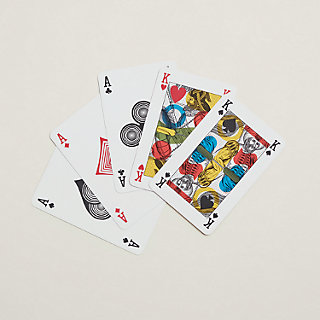 HERMES Mini Playing Cards Trump Game Dog pattern 2 Decks